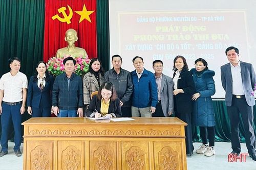 Thi đua xây dựng 'Chi bộ 4 tốt', 'Đảng bộ cơ sở 4 tốt' ở TP Hà Tĩnh