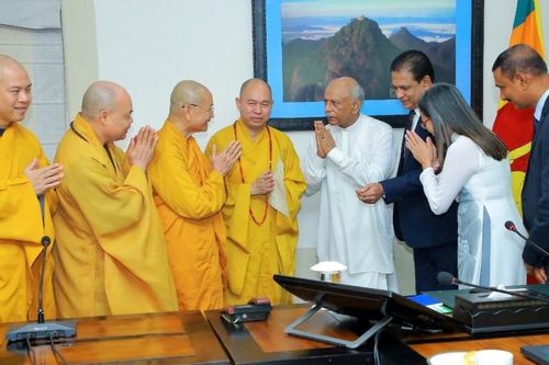 Đoàn lãnh đạo cấp cao GHPGVN thăm và làm việc tại Sri Lanka