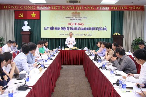 Ủy ban Khoa học, Công nghệ và Môi trường lấy ý kiến dự thảo Luật Giao dịch điện tử (sửa đổi)