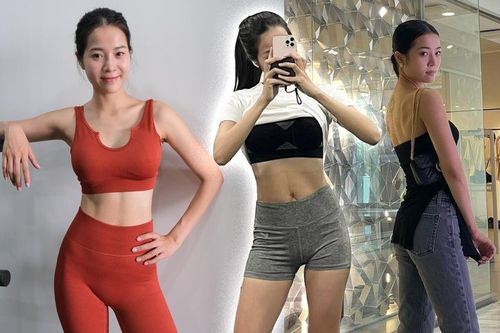 Diễn viên Karen Nguyễn lấy lại vòng eo 60cm sau 7 tháng sinh con