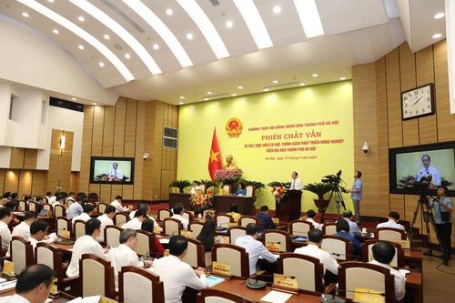 Hà Nội: Khai mạc phiên chất vấn về thực hiện cơ chế, chính sách phát triển nông nghiệp