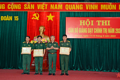 Nhiều đổi mới, sáng tạo từ hội thi cán bộ giảng dạy chính trị của Binh đoàn 15