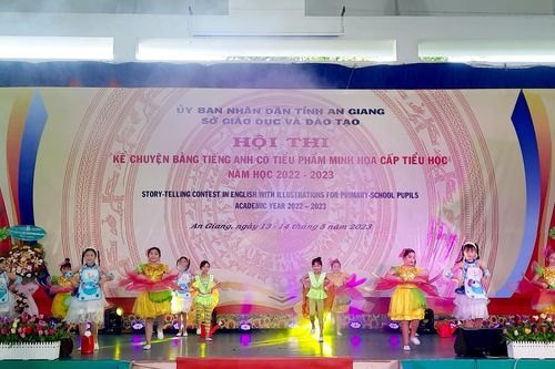An Giang tổ chức Hội thi 'Kể chuyện bằng Tiếng Anh' cấp Tiểu học