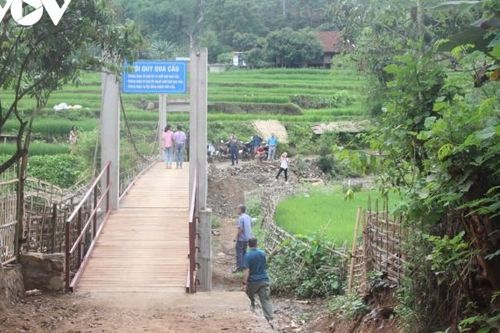 Đài Tiếng nói Việt Nam khánh thành cầu vượt suối cho xã đặc biệt khó khăn ở Sơn La