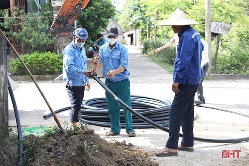 Khoảng 16,6% người dân đô thị Hà Tĩnh chưa được sử dụng nước sạch