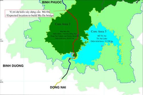 Không xây dựng đường qua khu dự trữ sinh quyển thế giới tại Đồng Nai