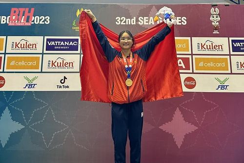 VĐV Cao Thị Duyên xuất sắc hoàn tất 'cú hattrick' HCV tại SEA Games 32