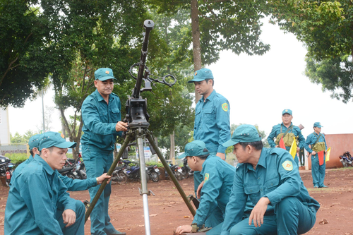 Bình Phước xây dựng lực lượng tự vệ vững mạnh