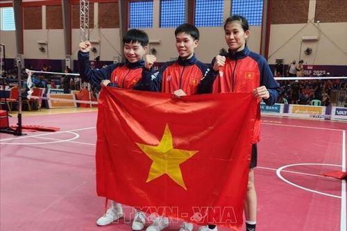 SEA Games 32: Việt Nam liên tiếp 'gặt' HCV môn vật và cầu mây