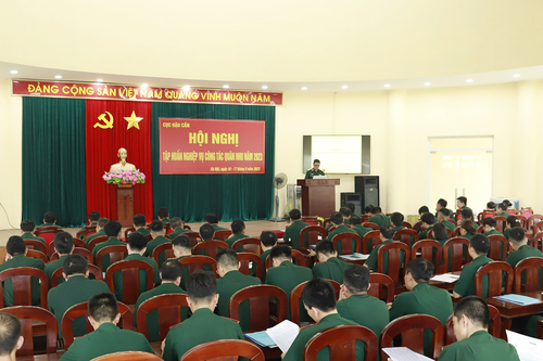 Binh chủng Công binh tập huấn nghiệp vụ ngành Quân nhu năm 2023