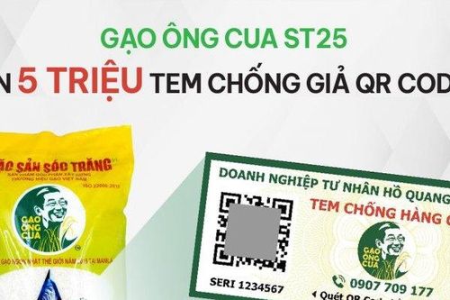 Đáp trả hàng giả, gạo Ông Cua chính hãng gắn 5 triệu tem chống giả iCheck