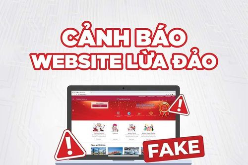 Agribank cảnh báo hiện tượng mạo danh Website Agribank