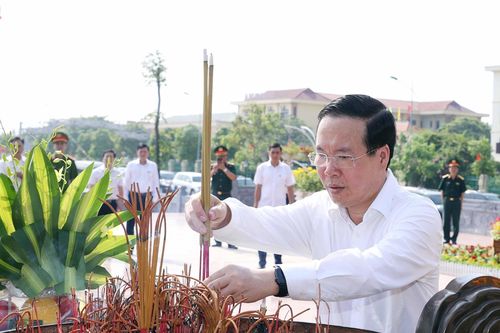 Chủ tịch nước Võ Văn Thưởng thăm và làm việc tại tỉnh Nam Định