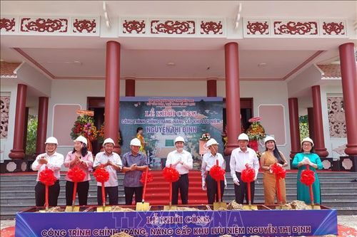 Chỉnh trang, nâng cấp Khu lưu niệm nữ tướng Nguyễn Thị Định