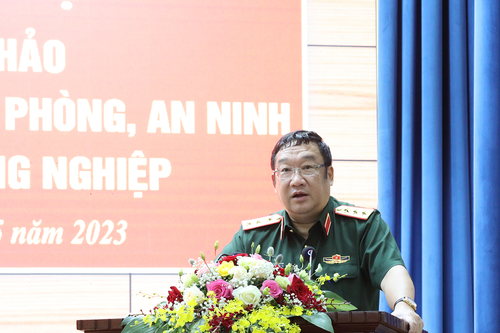 Thượng tướng Phạm Hoài Nam chủ trì Hội nghị Ban soạn thảo xây dựng Luật Công nghiệp quốc phòng, an ninh và động viên công nghiệp