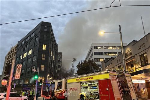 Hỏa hoạn lớn tại một tòa nhà di sản ở trung tâm Sydney