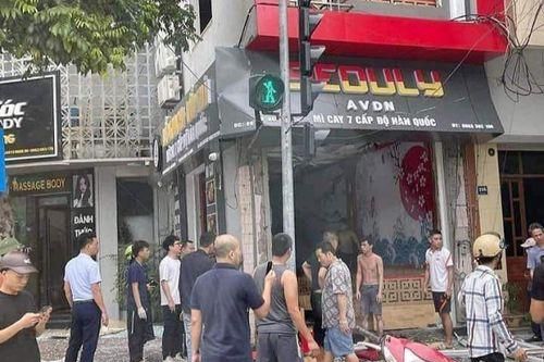 Nổ lớn tại quán lẩu ở TP. Hải Dương, nhiều người bị thương
