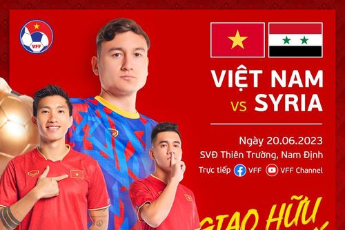 Đội tuyển Việt Nam đá giao hữu với đội tuyển Syria