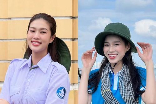 Hoa hậu Thiên Ân và Hoa hậu Đỗ Thị Hà cùng hàng trăm sinh viên khởi hành đến quần đảo Trường Sa