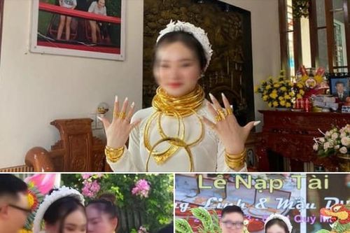 Cô dâu Thanh Hóa nhận 5 tỷ tiền mặt, chục cây vàng hồi môn