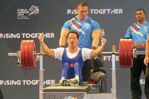 ASEAN Para Games 12: Chờ đợi tấm HCV của lực sĩ Lê Văn Công