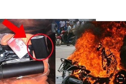 Xe máy cháy rụi bởi cho các vật dụng 'tưởng bình thường' trong cốp