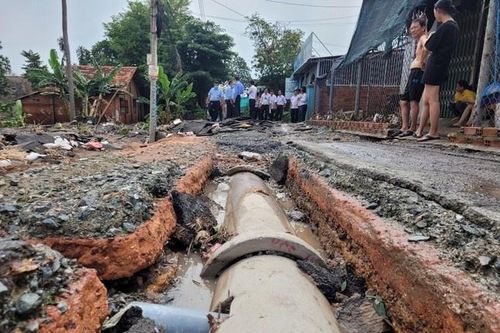 262 hộ dân thiệt hại, đường gần 600 m hư hỏng do mưa lớn ở Đồng Nai