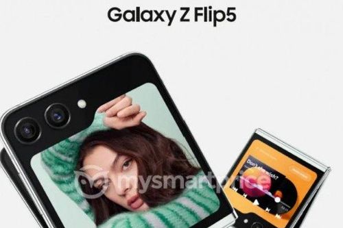 Lộ ảnh quảng cáo siêu hot của Galaxy Z Flip 5