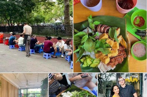 Netizen xôn xao bún đậu mắm tôm bán trên vỉa hè New York