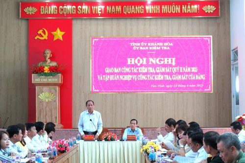 Ủy ban Kiểm tra Tỉnh ủy: Giao ban công tác kiểm tra, giám sát quý II