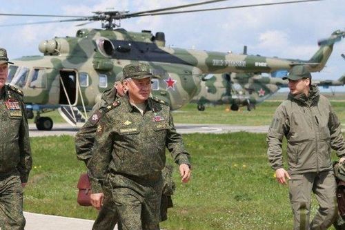 Bộ trưởng Quốc phòng Nga Shoigu thị sát sở chỉ huy tiền phương ở Ukraine