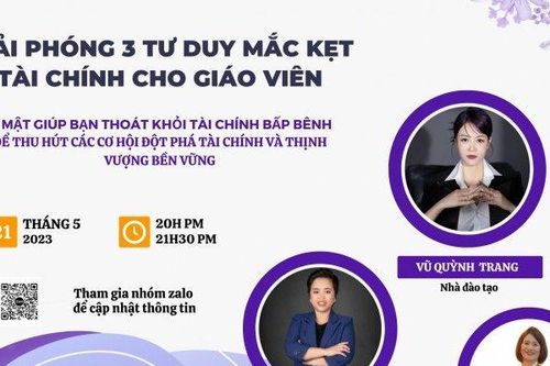 Giải phóng 3 tư duy mắc kẹt về tài chính cho giáo viên