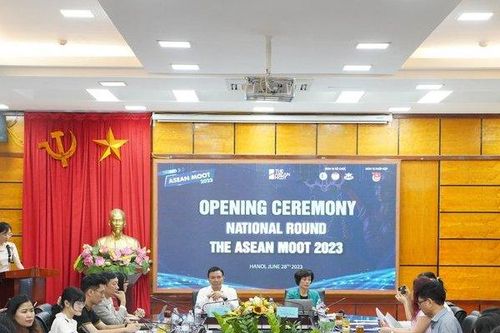 Khai mạc vòng thi quốc gia phiên tòa giả định (ASEAN Moot 2023)
