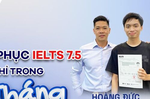 Hành trình chinh phục IELTS 7.5 của chàng sinh viên trường đại học Bách Khoa