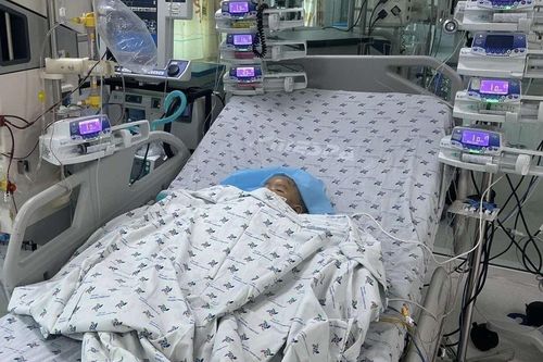 Bé 8 tháng tuổi sốc sốt xuất huyết nặng, suy gan thận