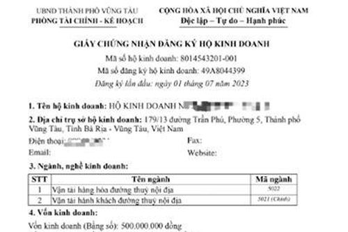 Hộ kinh doanh chỉ cần nộp 1 bộ hồ sơ để đăng ký kinh doanh và đăng ký thuế