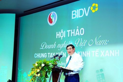 BIDV tổ chức hội thảo 'Doanh nghiệp Việt Nam - Chung tay kiến tạo kinh tế xanh'