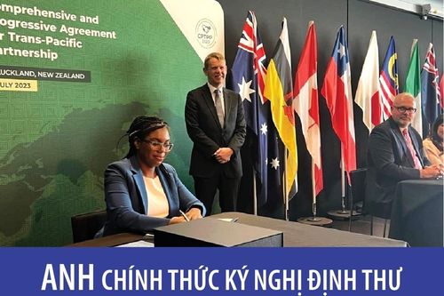 Anh chính thức ký Nghị định thư tham gia CPTPP