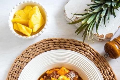 Bò sốt dứa chua ngọt cho bữa tối ngon cơm