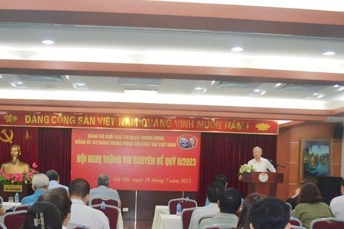 Hội Luật gia Việt Nam tổ chức Hội nghị thông tin chuyên đề Quý II năm 2023
