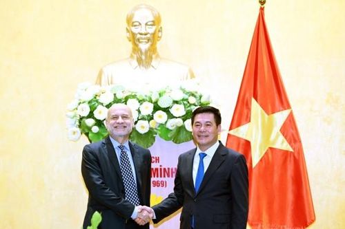 Bộ trưởng Nguyễn Hồng Diên tiếp Đại sứ Italia Antonio Alessandro