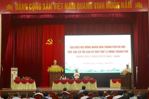 Cử tri huyện Ứng Hòa kiến nghị về dự án nước sạch trạm bơm Vân Đình