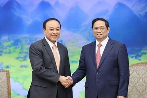 Thủ tướng Phạm Minh Chính tiếp Bộ trưởng Bộ Y tế Lào