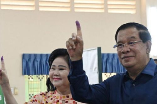 Đảng của ông Hun Sen tuyên bố thắng áp đảo trong cuộc tổng tuyển cử