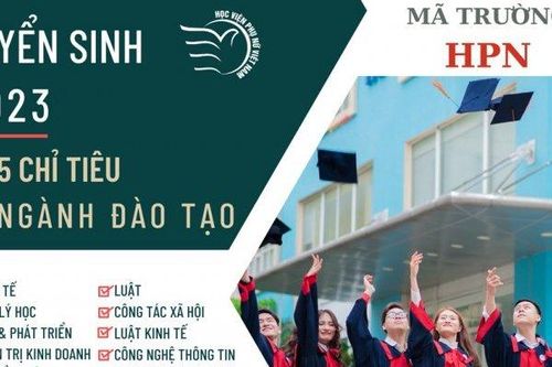 Học viện Phụ nữ Việt Nam xét tuyển 10 ngành đào tạo hút nhân lực