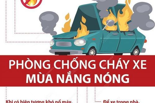 Phòng chống cháy ôtô, xe máy trong mùa nắng nóng
