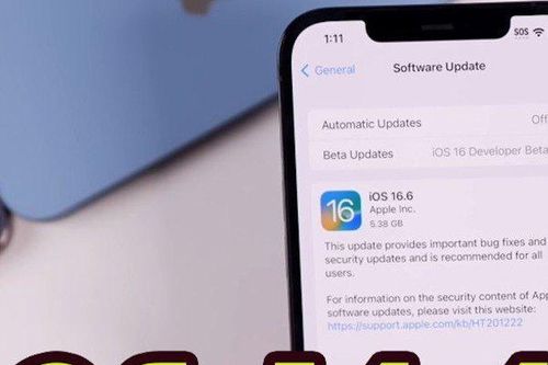 Apple tung iOS 16.6 cho iPhone, khuyến nghị quan trọng và tất cả hãy tải về