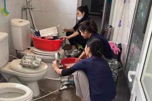 Thực hư chuyện trường mầm non ở Nghệ An rửa khay ăn của trẻ bên bồn cầu
