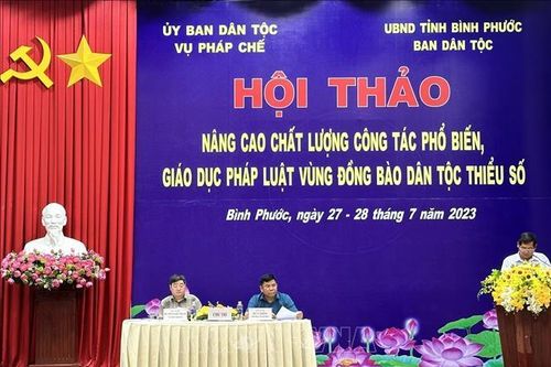 Nâng cao chất lượng công tác phổ biến, giáo dục pháp luật trong vùng đồng bào dân tộc thiểu số