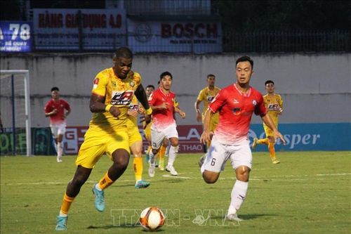V.League 2023: Thắng Bình Định trên sân nhà, Đông Á Thanh Hóa tạm vươn lên ngôi đầu